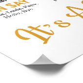 Golden Balloons 16x20 Sjabloon Birthday Poster (Hoek)