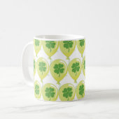 Golden Balloons Vier bladklavers Koffiemok (Voorkant links)