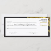 Golden Bamboo laat Zen Spa Cadeaucertificaat (Achterkant)