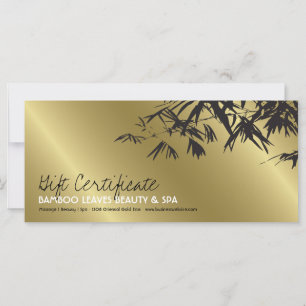 Golden Bamboo laat Zen Spa Cadeaucertificaat