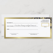 Golden Bamboo laat Zen Spa Cadeaucertificaat (Achterkant)