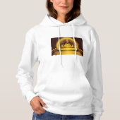 Golden Bank Corridor Glowing Dollar Finance Hoodie (Voorkant)