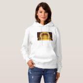 Golden Bank Corridor Glowing Dollar Finance Hoodie (Voorkant volledig)