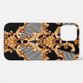 Golden baroksierbloem Case-Mate iPhone case (Achterkant (horizontaal))