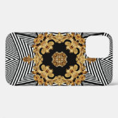 Golden Baroque: Elegant kettingen Ornament Case-Mate iPhone Case (Achterkant (horizontaal))