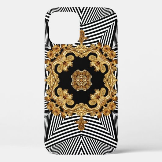 Golden Baroque: Elegant kettingen Ornament Case-Mate iPhone Case (Achterkant)