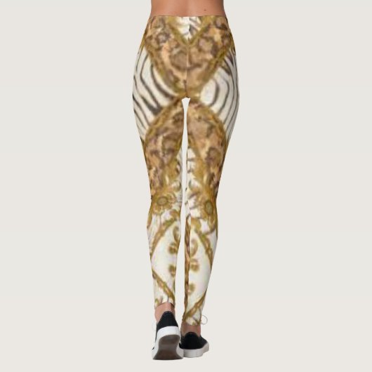 Golden Baroque Leggings (Achterkant)