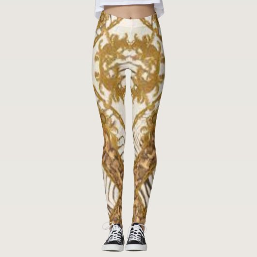 Golden Baroque Leggings (Voorkant)