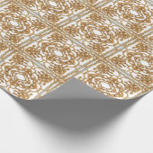 Golden Baroque: Luxe Ornament Design. Cadeaupapier (Hoek)