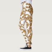 Golden Baroque: Luxe Ornament Design. Leggings (Links)
