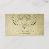 Golden Baroque. Tekst. Visitekaartje (Voorkant)