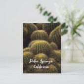 Golden Barrel in Palm Springs Briefkaart (Staand voorkant)