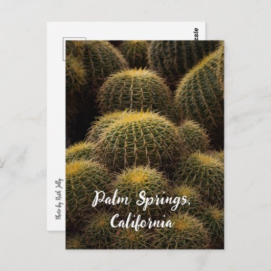 Golden Barrel in Palm Springs Briefkaart (Voorkant / Achterkant)