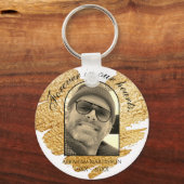 Golden Basic in Loving Memory Keepomwille Sleutelh Sleutelhanger (Voorkant)