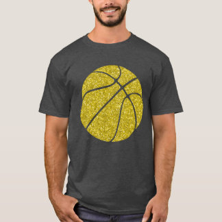 Golden Basketball Ball Bball Sports Streetball nba T-shirt