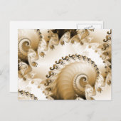 Golden Beach Shell Briefkaart (Voorkant / Achterkant)