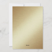 Golden Beaches Tropische Foto Kerst Kaart (Achterkant)