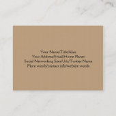 Golden Beams Visitekaartje (Achterkant)