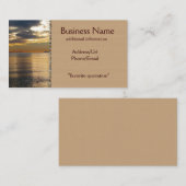 Golden Beams Visitekaartje (Voorkant / Achterkant)