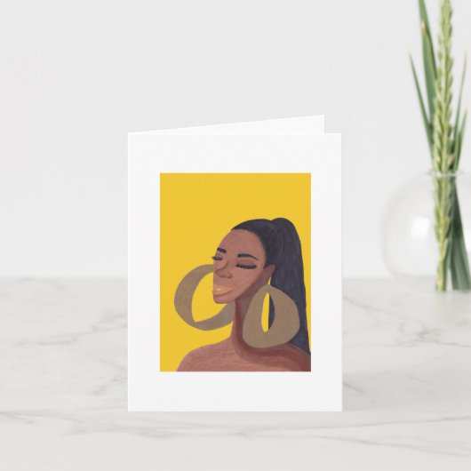 Golden Beauty Bedankkaart (Voorkant)