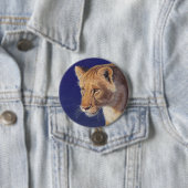 Golden Beauty Lioness-knop Ronde Button 7,6 Cm (In situ)
