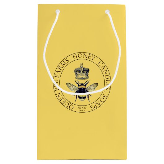 Golden Bee bijenbijenhouder Honingproducten Klein Cadeauzakje (Achterkant)