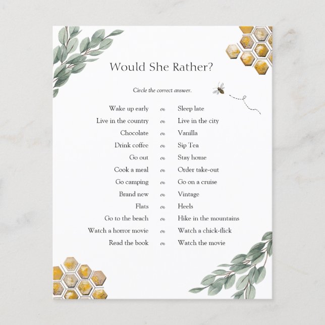 Golden Bee en Eucalyptus zouden ze een beetje spel (Voorkant)