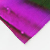 Golden Bee Flower Magic Light Design Fleece Deken (Hoek)