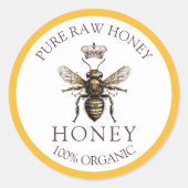 Golden Bee Honey Label (Voorkant)