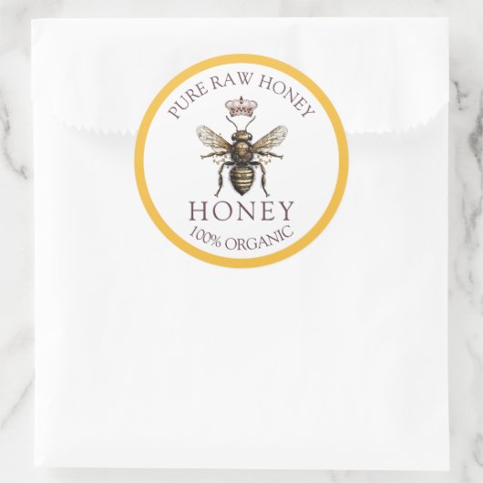 Golden Bee Honey Label (Tas)