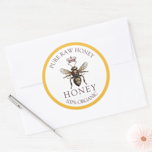 Golden Bee Honey Label (Envelop)