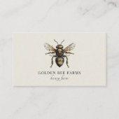  Golden Bee Honingbij Imker Apiary Visitekaartje (Voorkant)