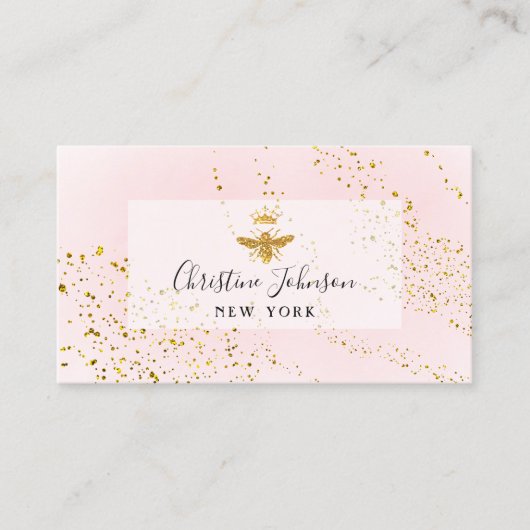 ·Golden Bee logo visitekaartje (Voorkant)