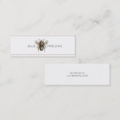 Golden Bee Skinny Belkaart Mini Visitekaartje (Voorkant / Achterkant)