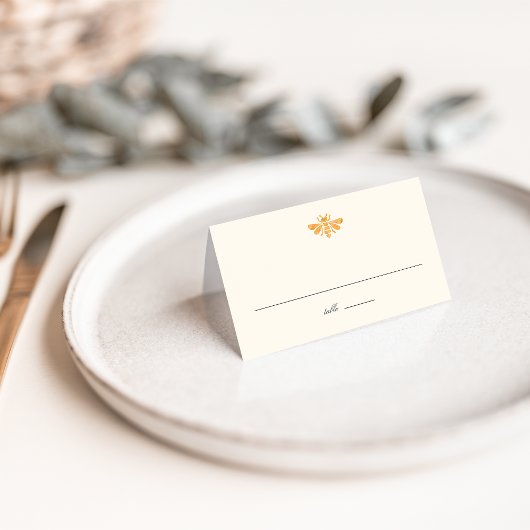 Golden Bee Waterverf Plaatskaartje