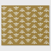 Golden Bee Wrapping-papier Cadeaupapier (Vlak)