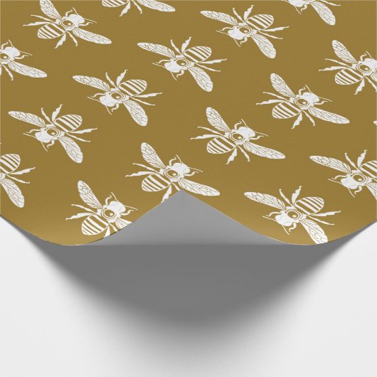 Golden Bee Wrapping-papier Cadeaupapier (Hoek)