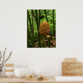 Golden Beehive Ginger Plant Poster (Keuken)