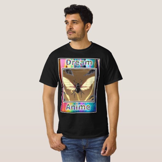 Golden Beetle Dream Anime T-shirt (Voorkant volledig)