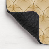 Golden Beige Ongeëvenaarde Elegance Mousepad Muismat (Hoek)