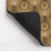 Golden Beige Ultramodern Chic Mousepad Muismat (Hoek)