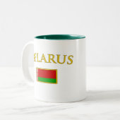 Golden Belarus Tweekleurige Koffiemok (Voorkant links)