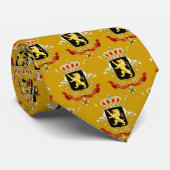 Golden Belgium Stropdas, Emblem mode, Belgische vl Stropdas (Opgerold)