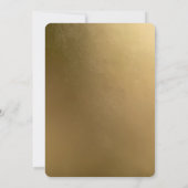 Golden Bells Christmas Holiday Party Invitation Kaart (Achterkant)