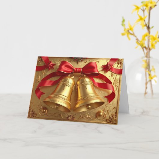 Golden Bells Holiday Card Kaart (Gele Bloem)