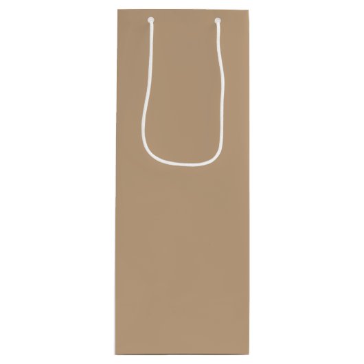 Golden Bells Tan Wijn Cadeautas (Voorkant)