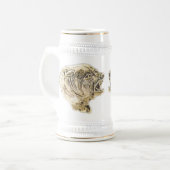 Golden Beren Stein Bierpul (Voorkant links)