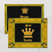 Golden Best Papa Briefkaart (Voorkant / Achterkant)