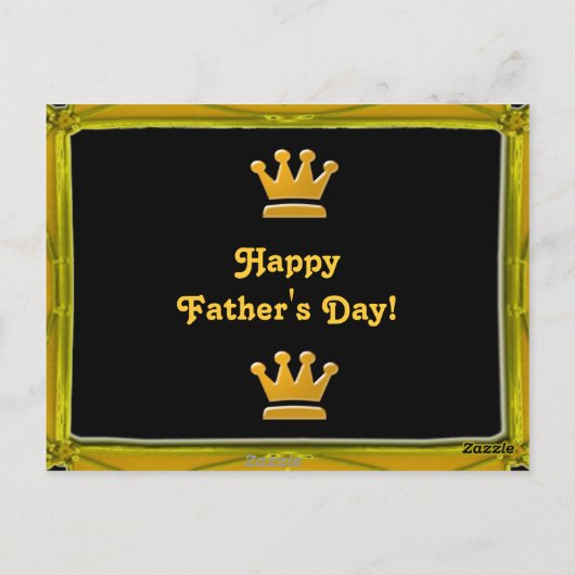 Golden Best Papa Briefkaart (Achterkant)