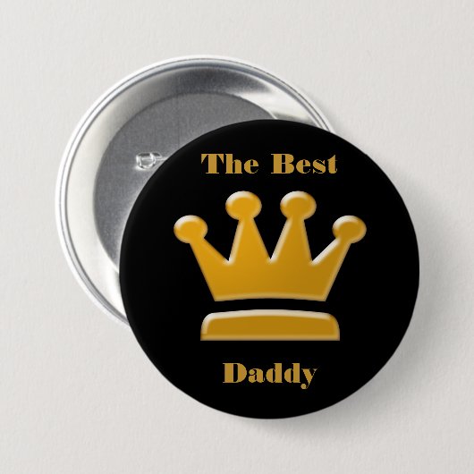 Golden Best Papa Button (Voorkant /achterkant)